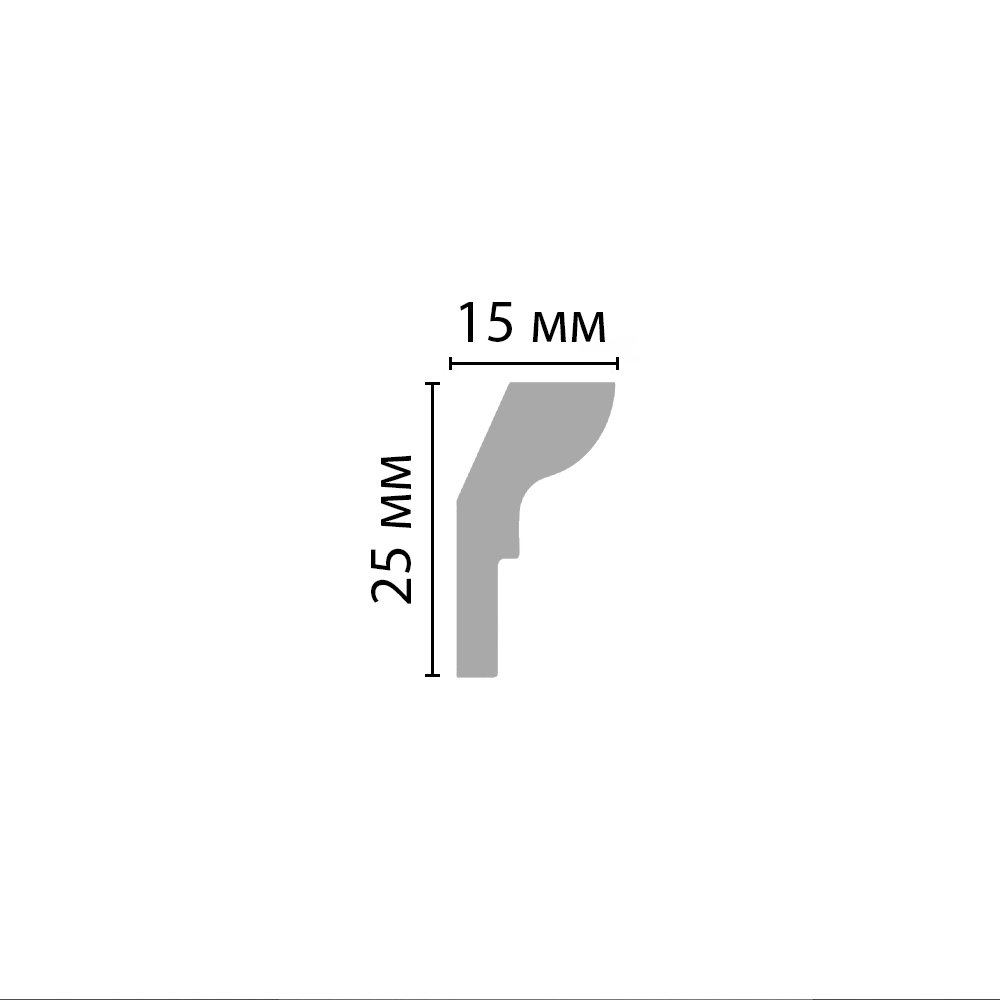 D111/80 (DD34)  плинтус ДМ (25*15*2000)