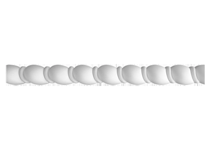 Молдинг1 косичка  FLEX 1m  13*9*1000мм
