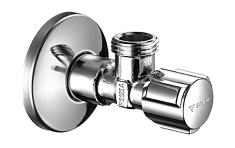 Угловой вентиль Schell Comfort, 1/2"x1/2", хром