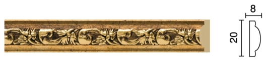 102-552 Молдинг 20*8*2400  (72)