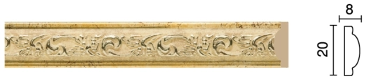 102-553/Молдинг 20*8*2400  (72)