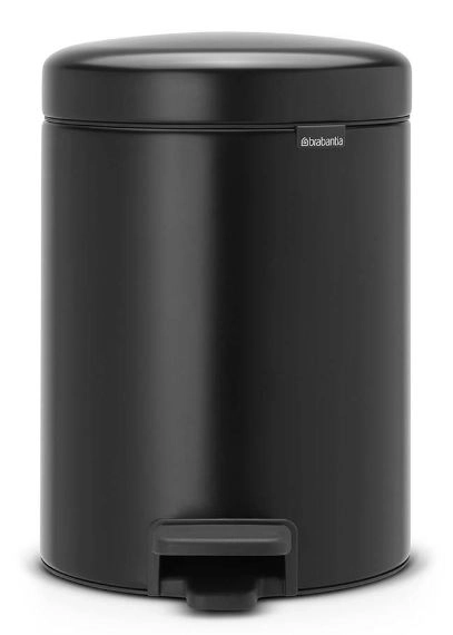 Ведро для мусора 3л Brabantia, матовый черный