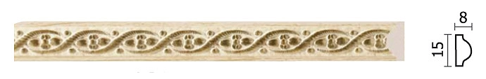 130-5/ (Султан) Ольха/ Молдинг 15*8*2400  (80)
