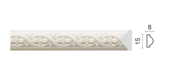 130-7W/(Султан№3) Молдинг 15*8*2400  (80)