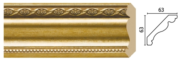 146-933/Карниз широкий (63*63*2400мм)/18