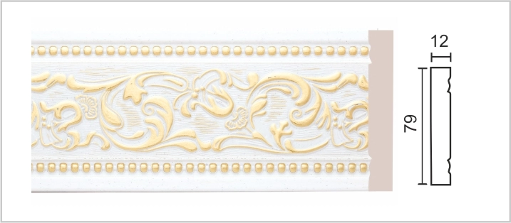 150-30G/ (ХайТек) Молдинг (79*12*2400)/24