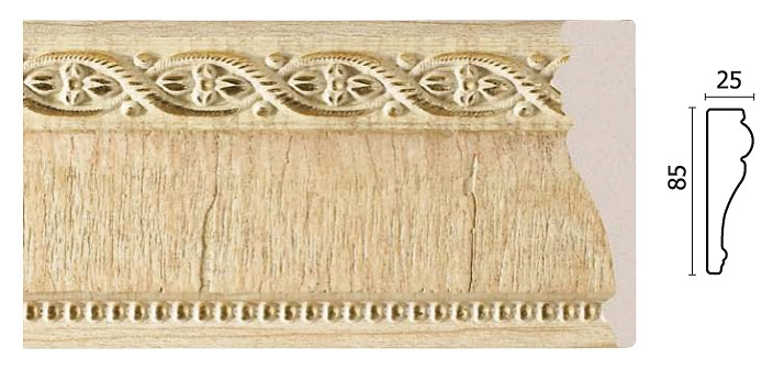 152-5/ (Султан) Ольха/ Молдинг (85*25*2400 мм)/18