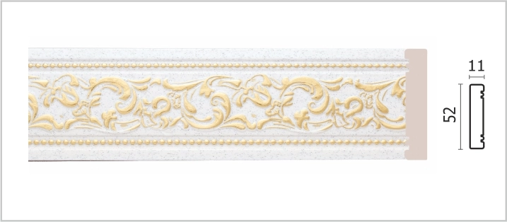 156-30G/ (ХайТек) Молдинг (52*11*2400)/40