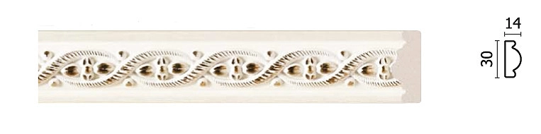 157-6/ (Султан) Бук/ Молдинг (30*14*2400 мм)/42