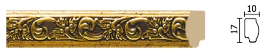 158-552 Молдинг  (17*10*2400)/56