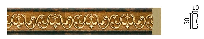 165-767/ (Дыхание востока 2) Темно-коричневый/ Молдинг (30*12102400)/36