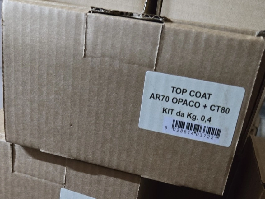 KIT Top Coat AR70 OPACO +CT80 (400г) прозрачное двухкомпонентное финишное покрытие
