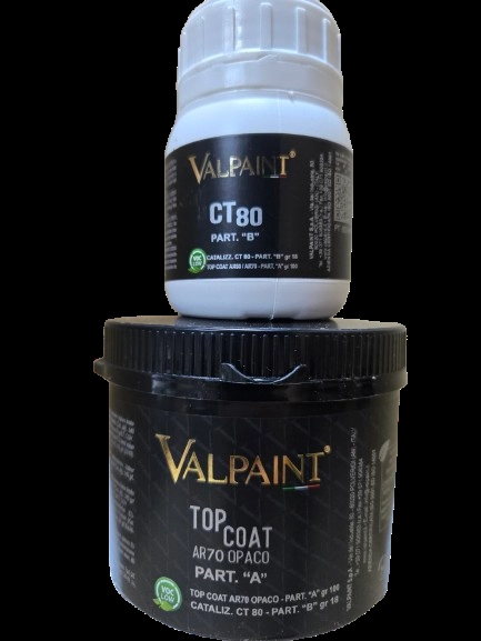 KIT Top Coat AR70 OPACO +CT80 (400г) прозрачное двухкомпонентное финишное покрытие