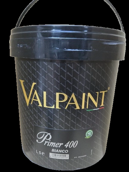 Primer 400 (Valrenna) Bianco All'acqua (5л) грунтовка белого цвета на водной основе