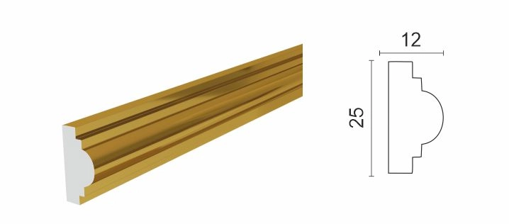 35A-GR/Молдинг 25*12*2400мм/45