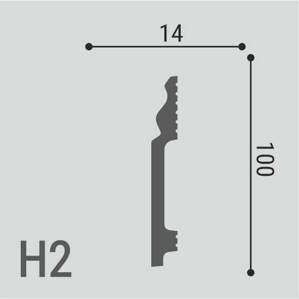 Н2 FLEX 1m 100*13*1000мм  Де-Багет
