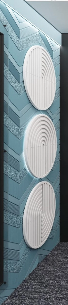 3D панель "Шеврон L" 400*600*14мм