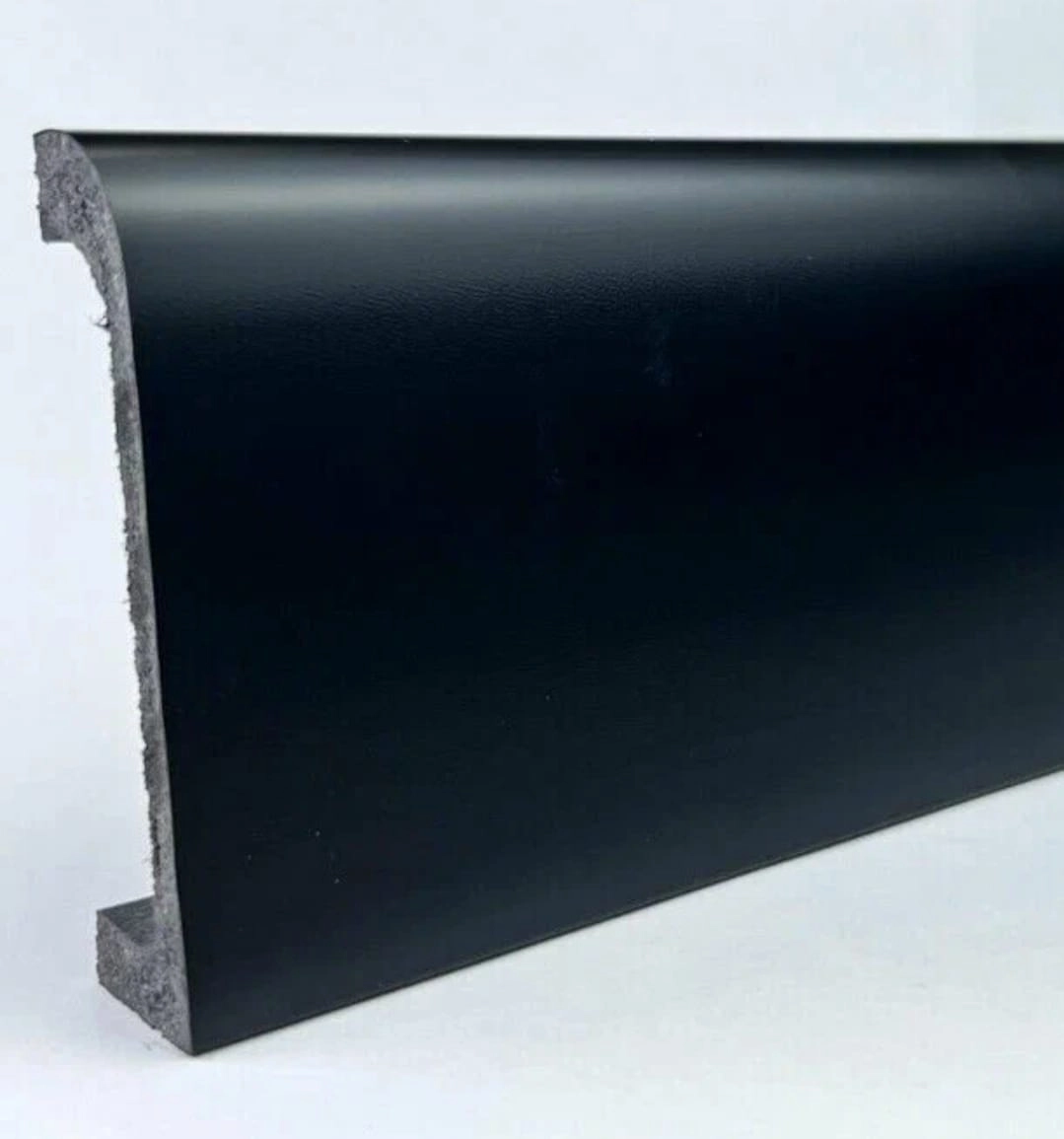 ПЛ16 Плинтус черный XPS 80x19*2000 мм  Bello Deco(16 шт)