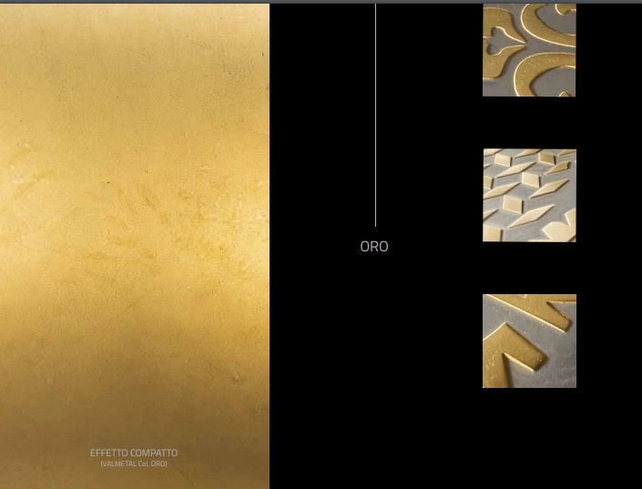Valmetal col Oro (600g) декоративное покрытие на водной основе для внутренних работ