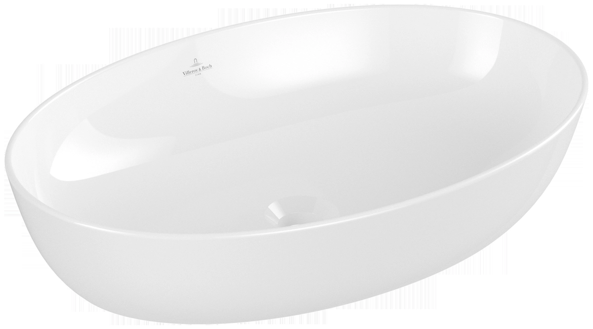 Раковина чаша овальная Villeroy & Boch Artis, 610x410 мм, белая