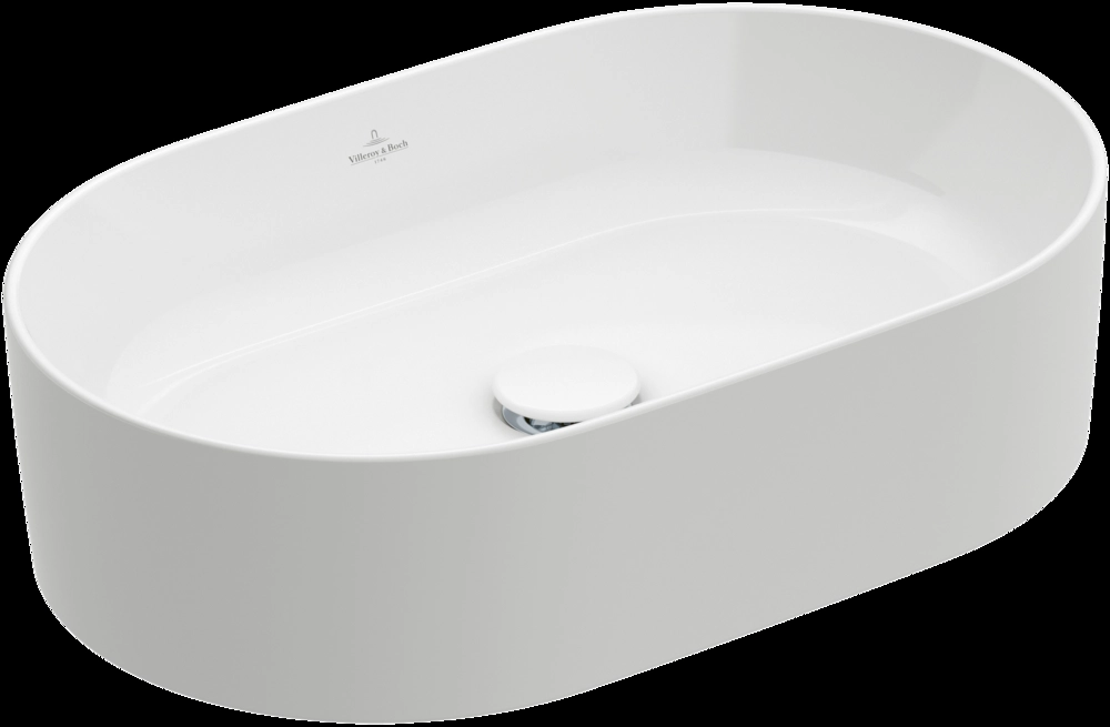 Раковина чаша овальная Villeroy & Boch Collaro 560х360, белая
