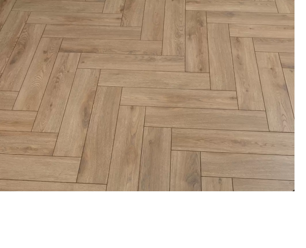 535 Praline Oak Herringbone right