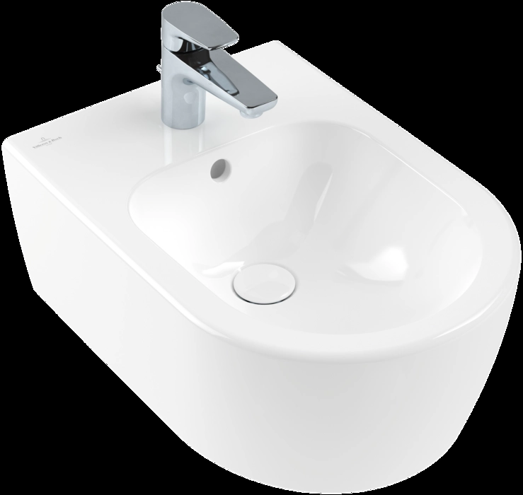 Биде подвесное Villeroy & Boch Avento 370x530 мм, белый