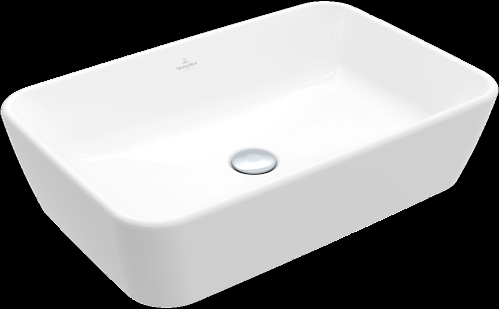 Раковина чаша прямоугольная Villeroy & Boch Architectura 600х405, белая