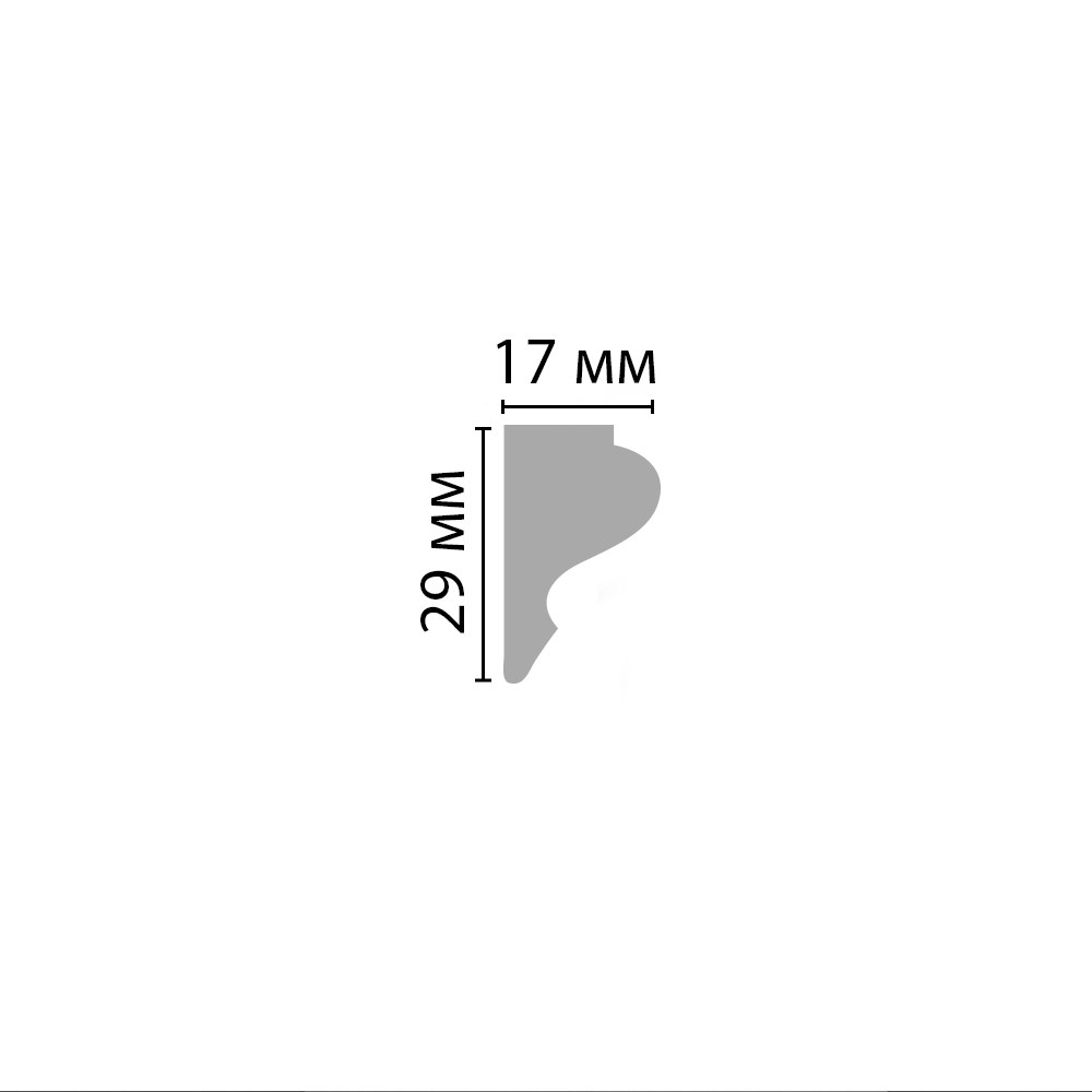 A021/90 молдинг ДМ (29*17*2000)