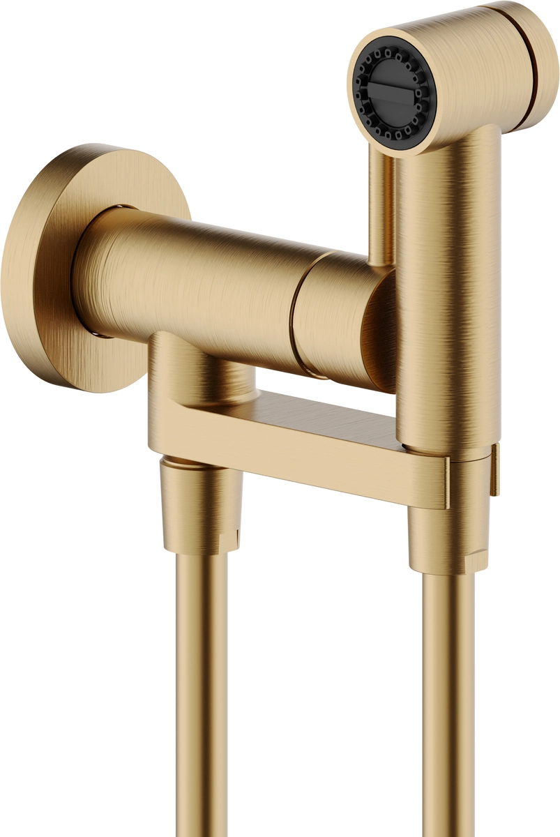 Гигиенический смеситель Nobili AV00600GTP, Warm Honey PVD