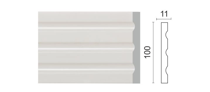 D201-60 пилястра 100мм*11мм*2400мм/10