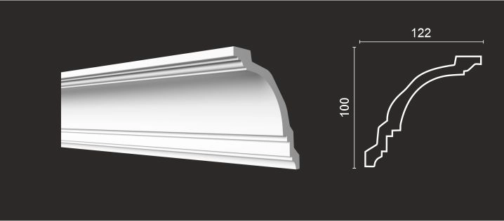DD16 карниз 122*110*2000мм  (6) (новая 7)