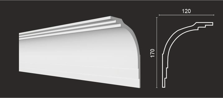 DD511 карниз 170*125*2000мм  (новая 8) (большая 9)
