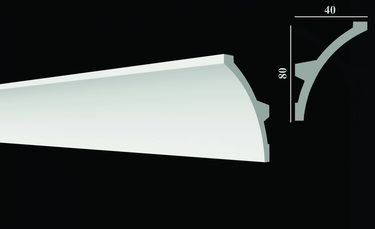 DD512 карниз 80*40*2000мм  (20) или (24)