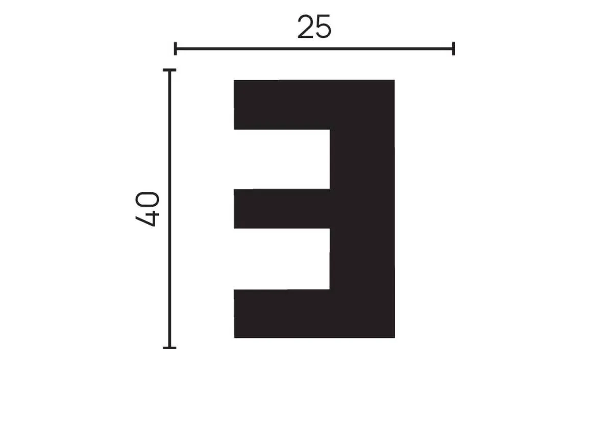 DD612 Молдинг 40*25*2000мм  /28