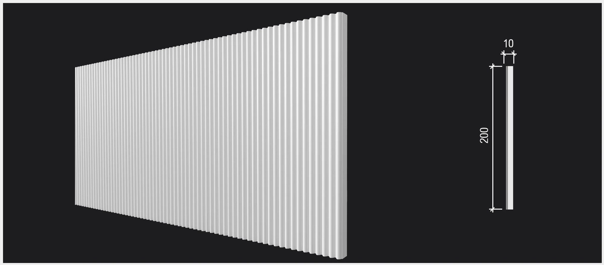 DD925(3m)/Панель (200*10*3000mm) /12