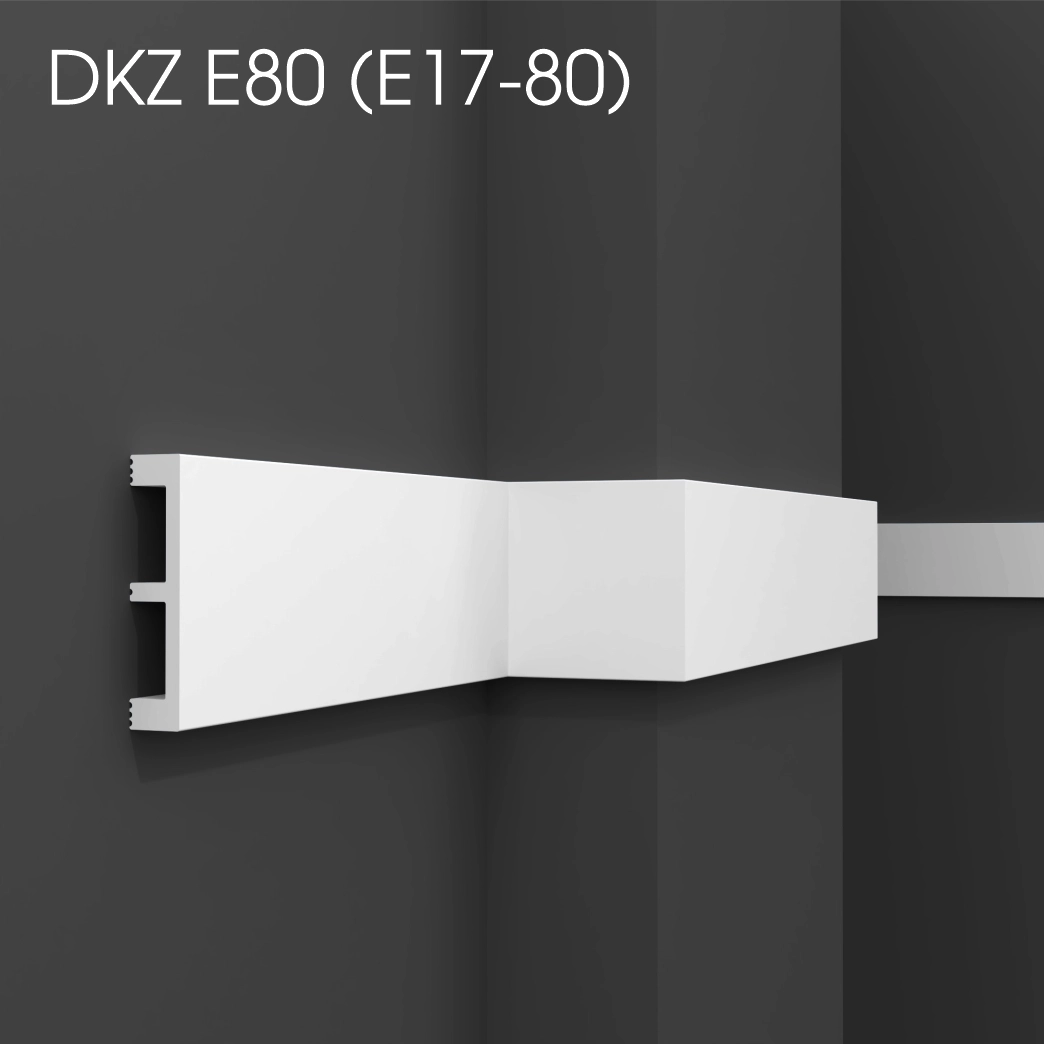 DKZ E80 (Е17-80)(DD708)80мм*17мм плинтус 10шт