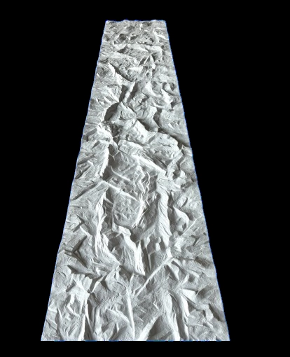 K001 (2900X600X50MM) Скала Полиуретановая панель