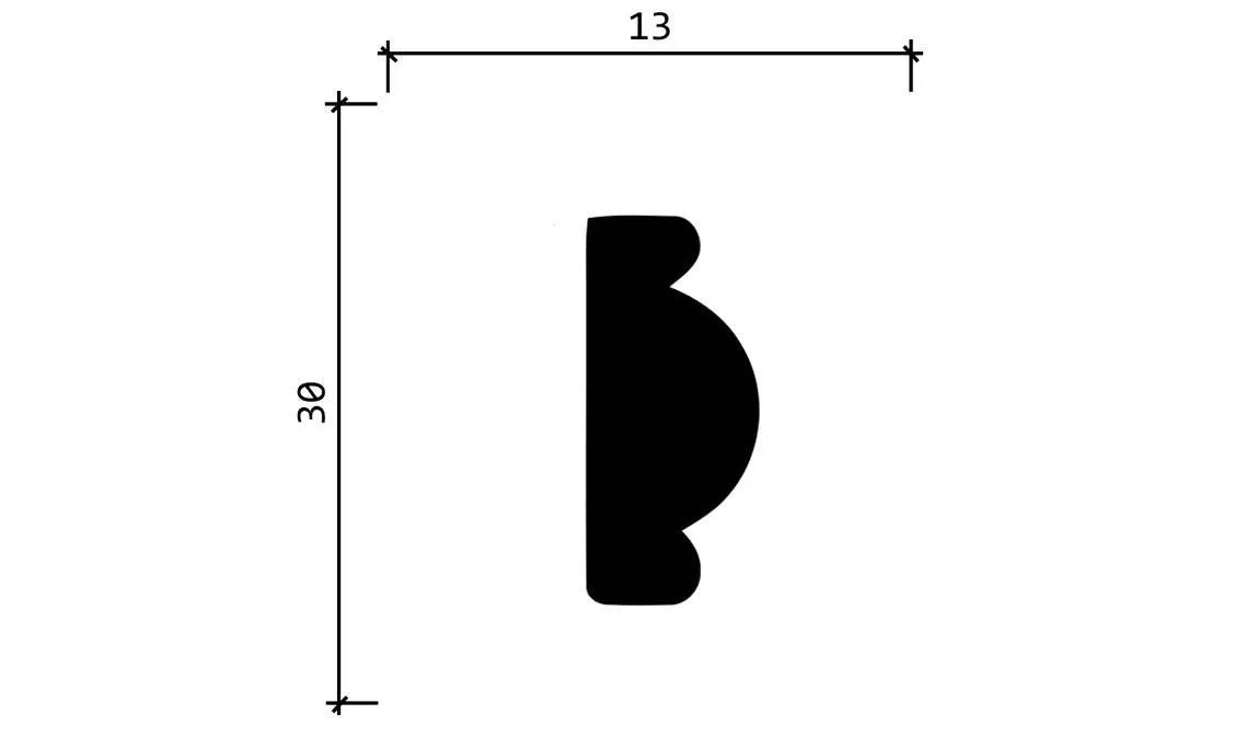 MEX-157A  30*13*2000мм  78шт