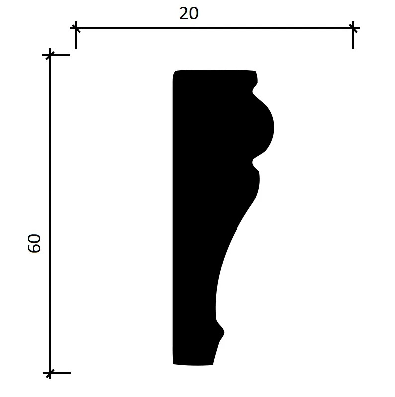 MEX-161A 60*20*2000мм 26шт