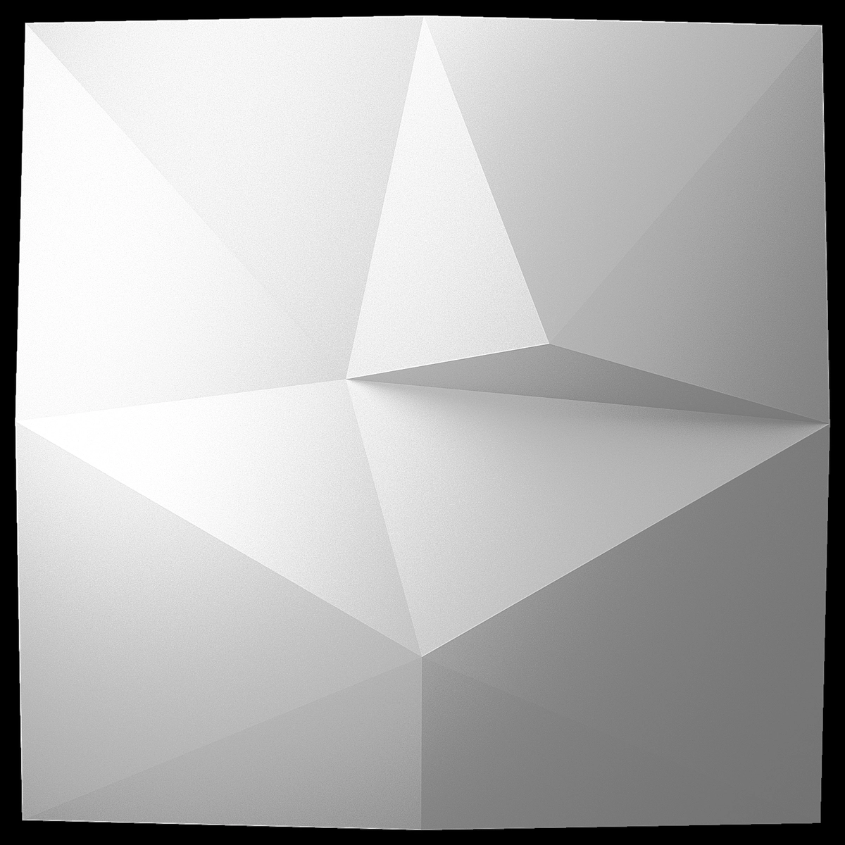 СП16 Панель стеновая Polymer  500*500 (3 шт) Bello Deco