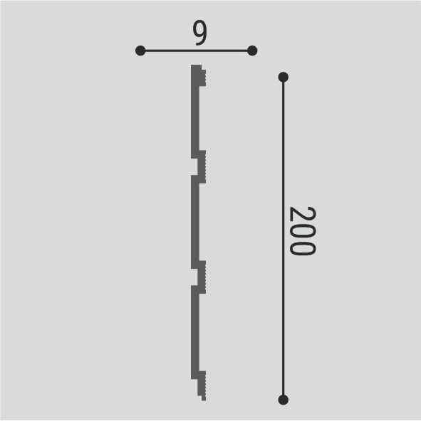 СП02/2.6 (DD913) Панель стеновая XPS (6 шт) 200*9*2600 Bello Deco