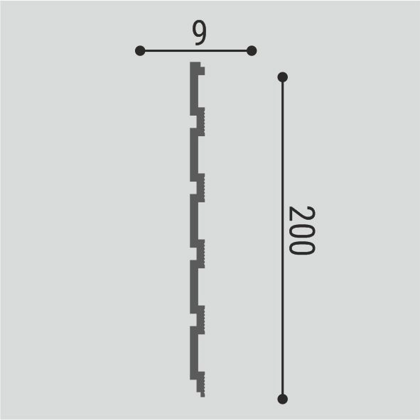 СП03/2.6 (DD916) Панель стеновая XPS (6 шт) 200*9*2600 Bello Deco