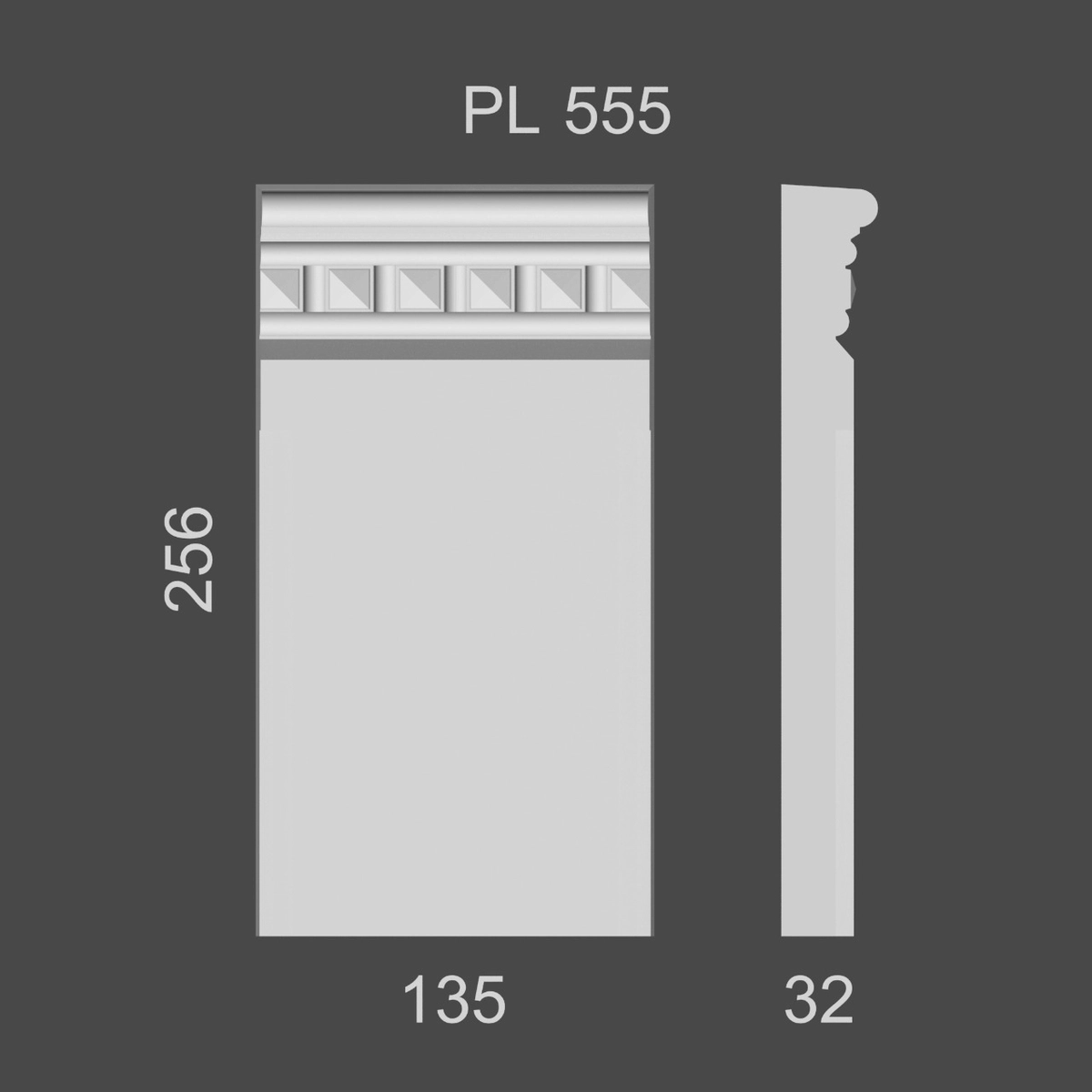 В6 База Коринфская (134*250*29мм)